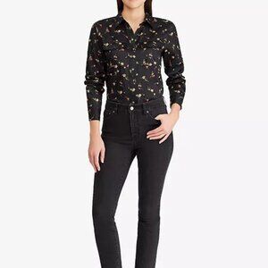 Lauren Ralph Lauren Floral-Print Cotton Shirt - new without tag